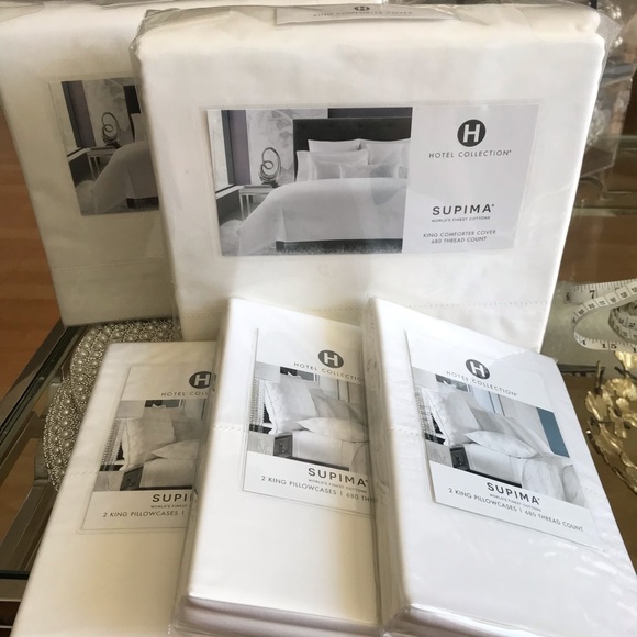 Hotel Collection Cotton King Comforter Cover - Picture 3 of 3